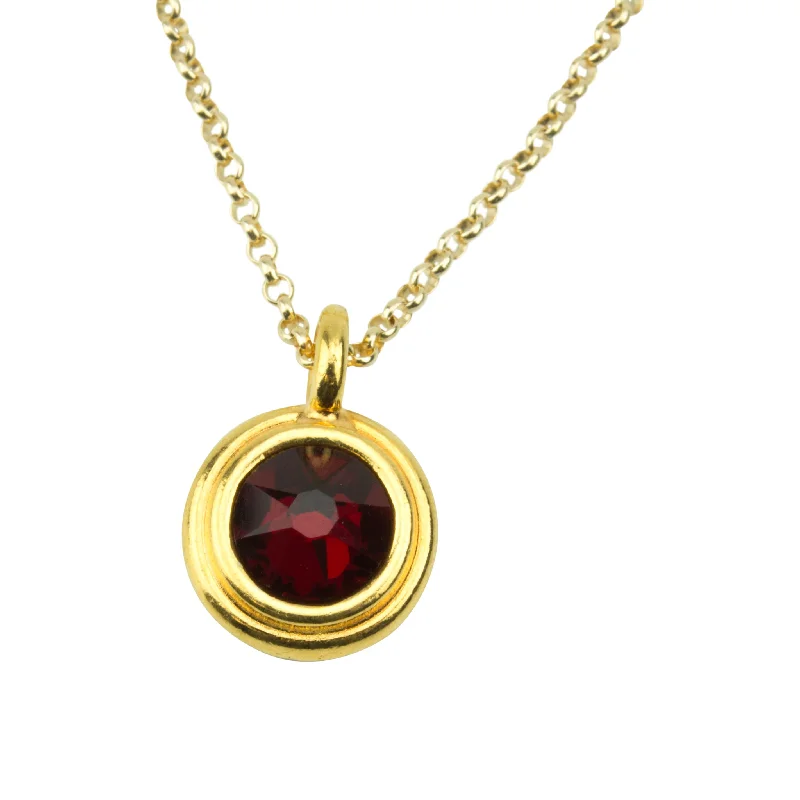 Best necklaces and pendants with opal and gold for a vibrant, luxurious contrast-January Birthstone Necklace