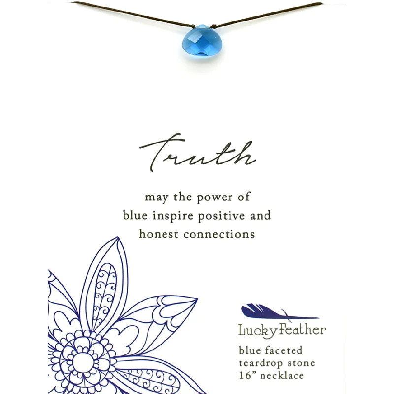 Beautiful necklaces and pendants with butterfly motifs for a whimsical style-Color Power Necklace - Blue