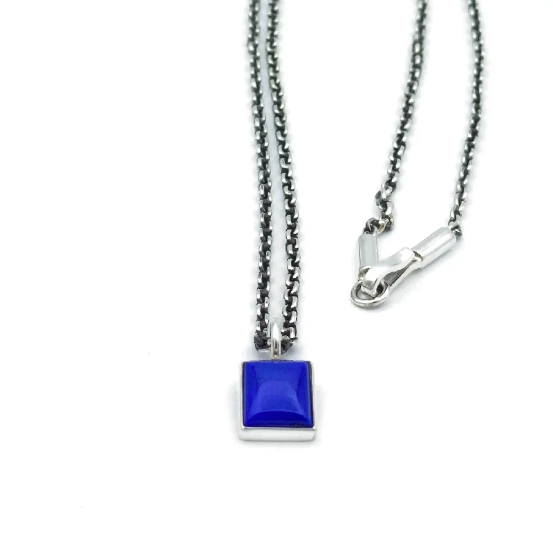 Beautiful necklaces and pendants with geometric shapes for a modern, artistic design-Gemstone Pendant Necklace