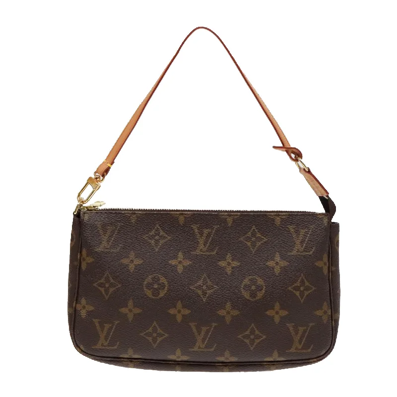 Handle bags with polka dots for fun -Louis Vuitton Pochette Accessoire  Canvas Clutch Bag (Pre-Owned)