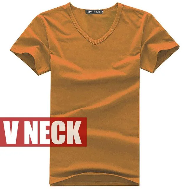 V Neck Orange