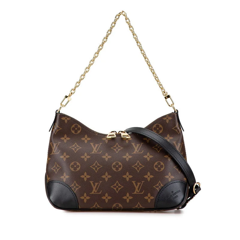 Handle bags with soft velvet for luxury -Louis Vuitton Monogram Boulogne NM 2WAY Bag