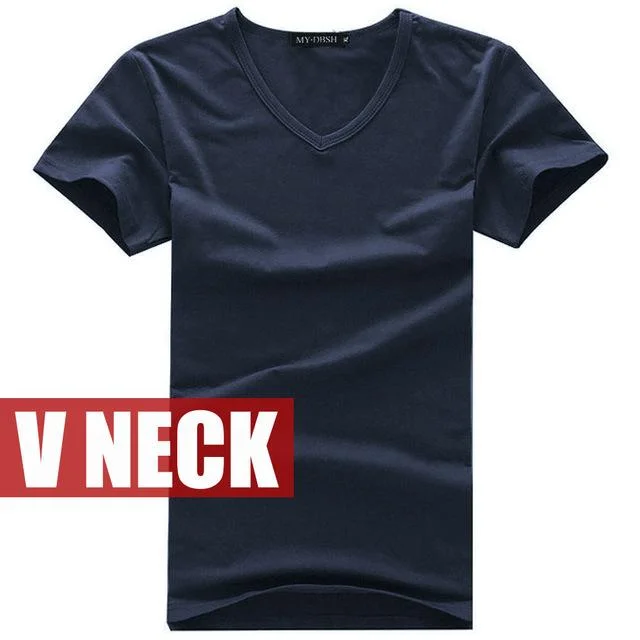 V Neck Navy