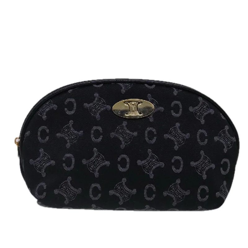 Handle bags with contrast stitching for detail -Céline Macadam  Canvas Clutch Bag (Pre-Owned)