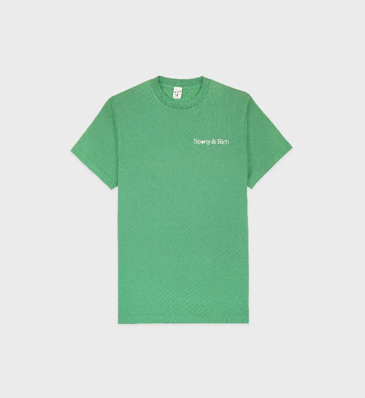 Retro Blouses for Throwback -LA Racquet Club T-Shirt - Verde/White