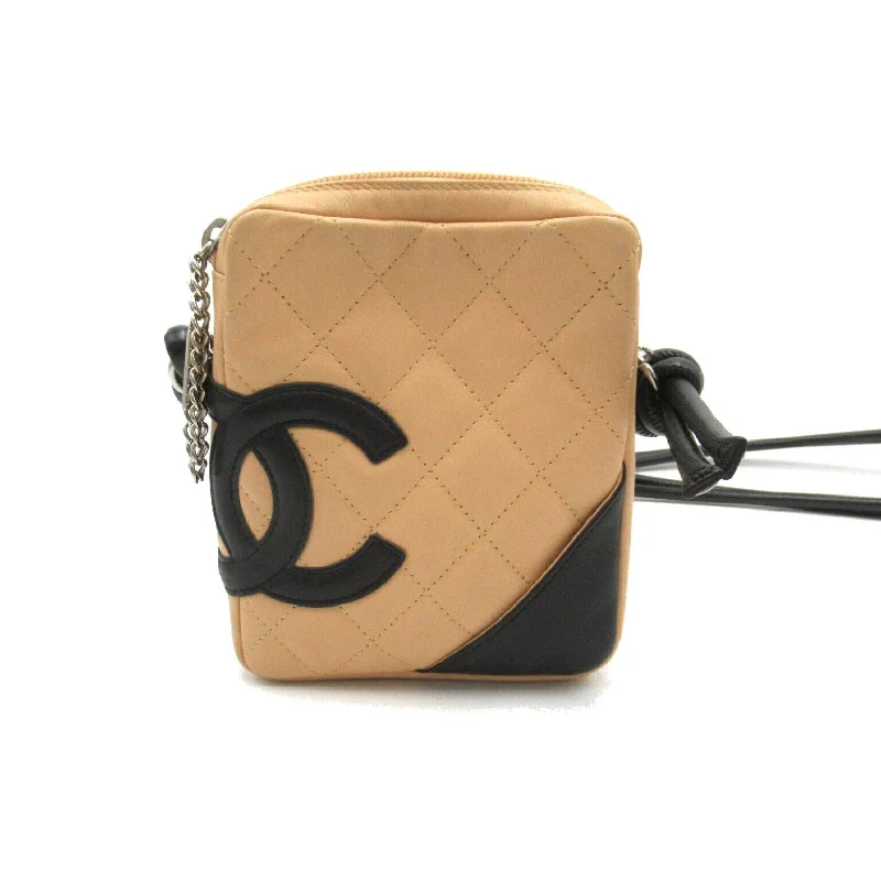 Handle bags with laptop sleeves for work -Chanel Cambon Line Leather Shoulder Bag