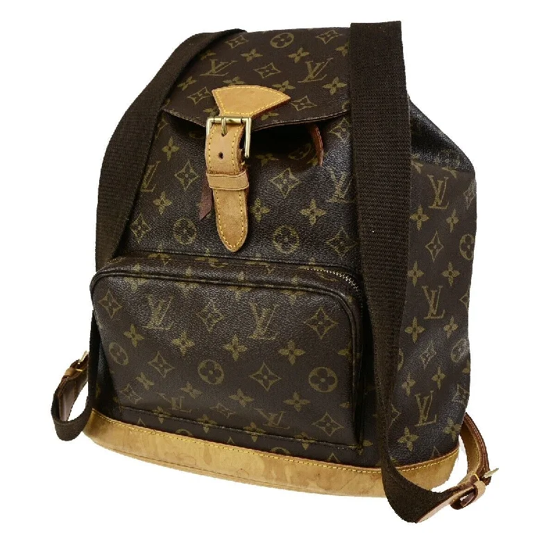 Durable handle bags for heavy-duty everyday use -Louis Vuitton Montsouris Gm   Plated Backpack Bag (Pre-Owned)