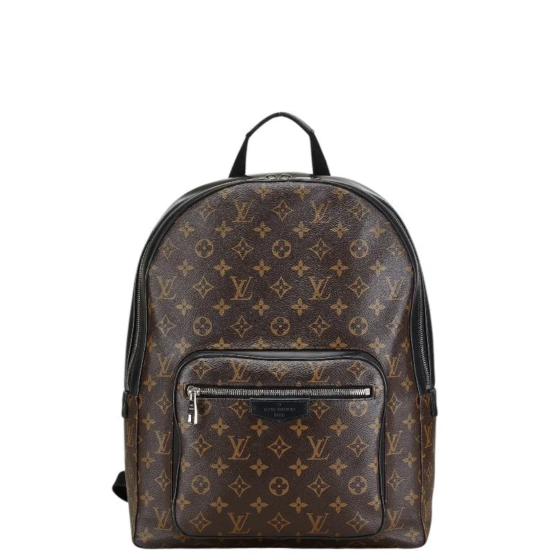 Handle bags with padded handles for comfort -Louis Vuitton Monogram Josh Backpack Brown