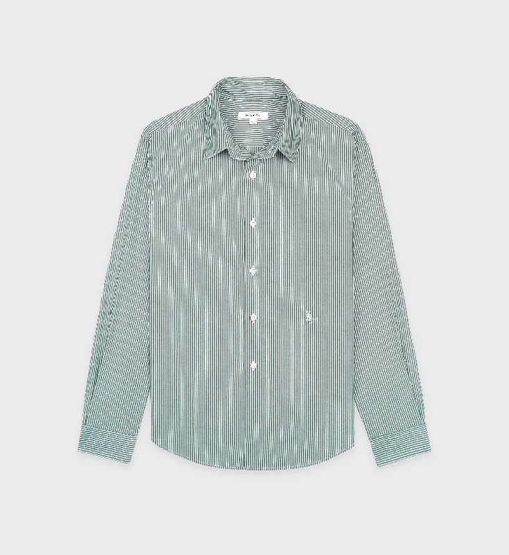 Maximalist Blouses for Bling -SRC Shirt - Forest Striped