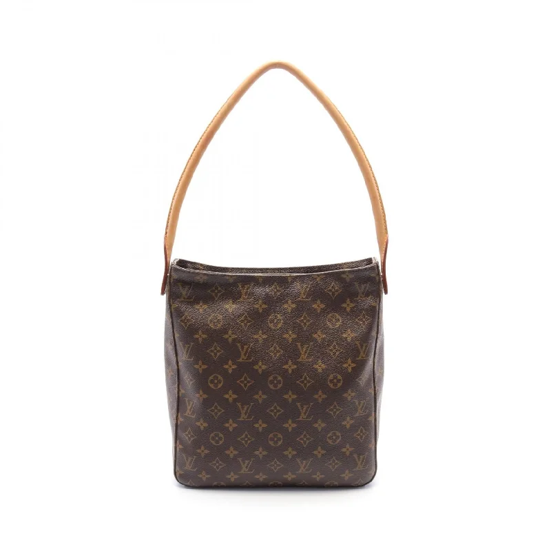 Handle bags with lightweight nylon for ease -Louis Vuitton Looping GM Monogram Shoulder Bag