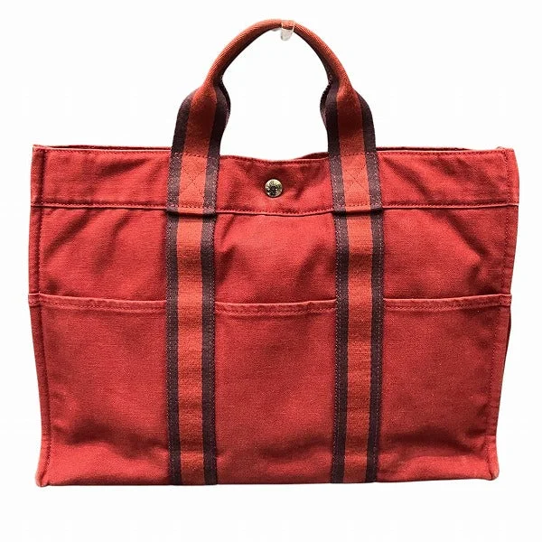 Small handle bags perfect for quick trips -Hermes Herbag Tote Bag Unisex