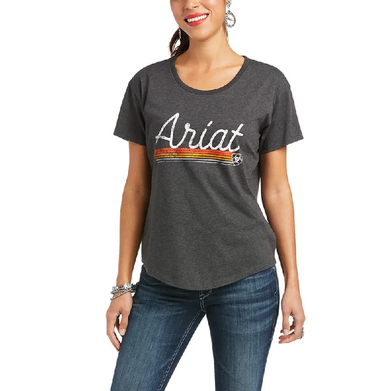 Triple Blouses for Complex -Ariat Womens Underline Script T-Shirt - 10037939