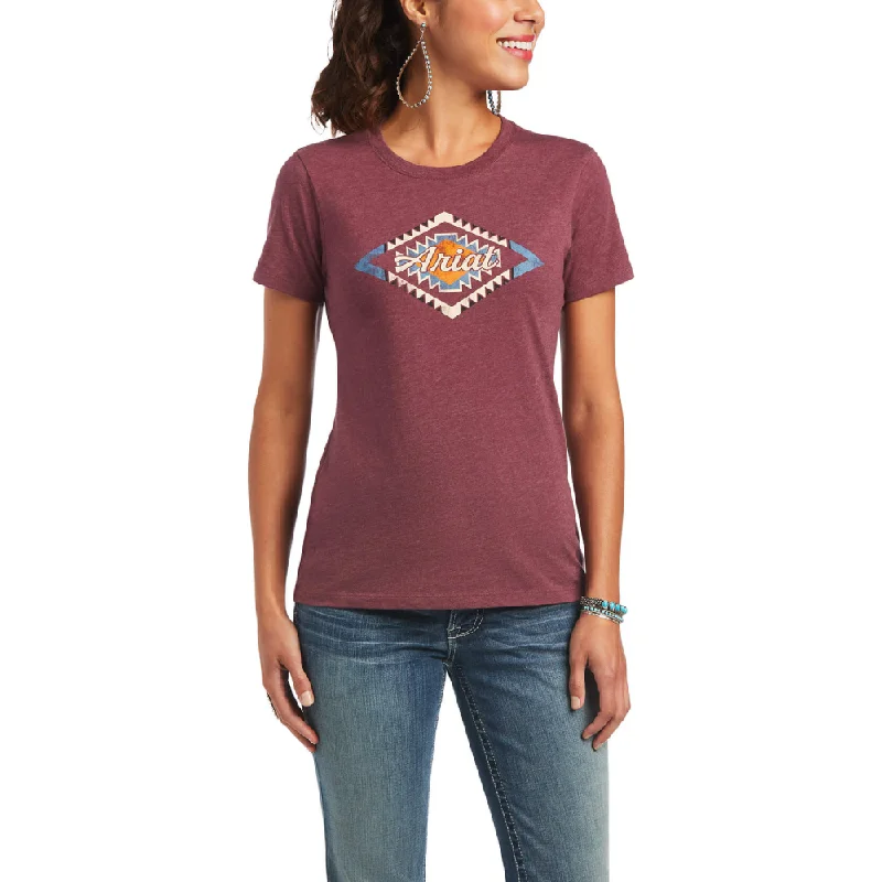 Adjustable Blouses for Fit -Ariat Womens Sol T-Shirt - 10040959