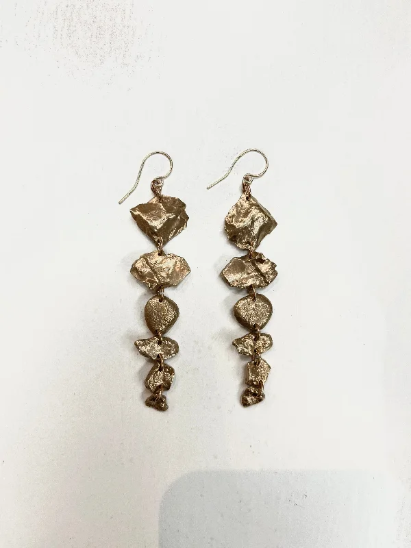 Drop Earrings with Keyhole Designs -Cairn Earrings