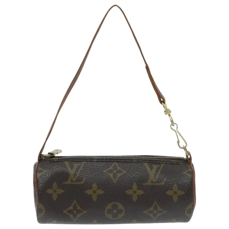 Handle bags with neutral tones for versatility -Louis Vuitton Mini Baby Papillon  Canvas Clutch Bag (Pre-Owned)