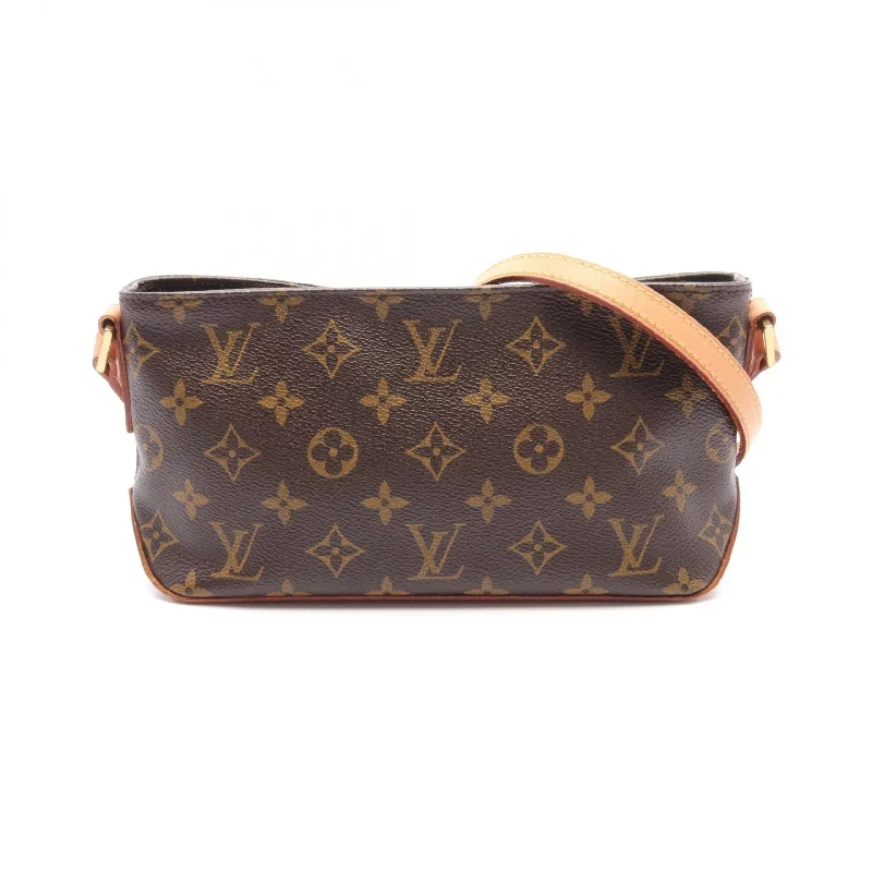 Handle bags with vintage clasps for nostalgia -Louis Vuitton Trotter Shoulder Bag Monogram