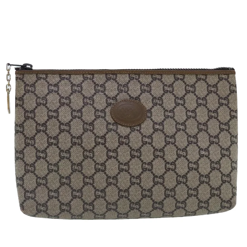 Handle bags with compact designs for portability -Gucci  Canvas Clutch Bag (Pre-Owned)