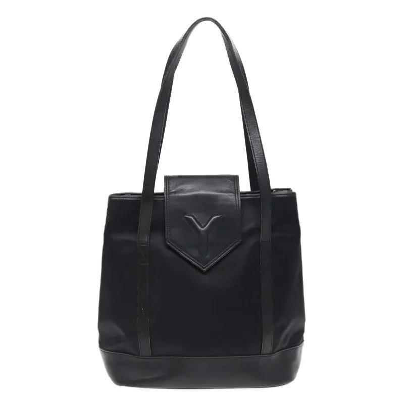 Handle bags with denim fabric for casual -Yves Saint Laurent  Synthetic Tote Bag (Pre-Owned)