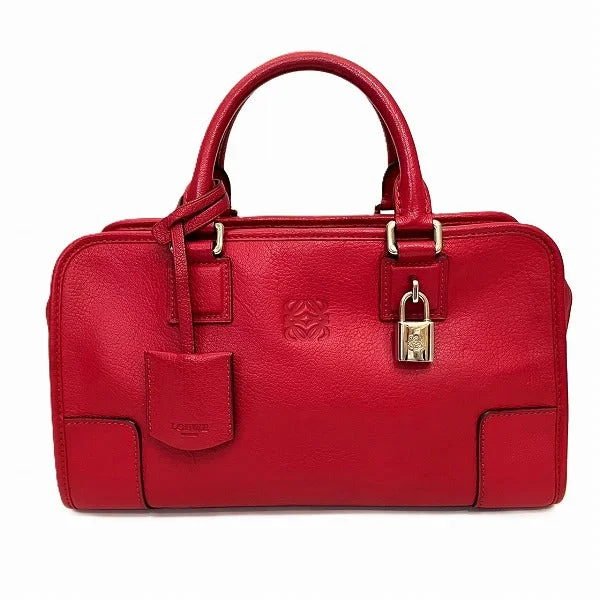 Handle bags with spacious pockets for travel -Loewe Anagram Amazona 28 Handbag