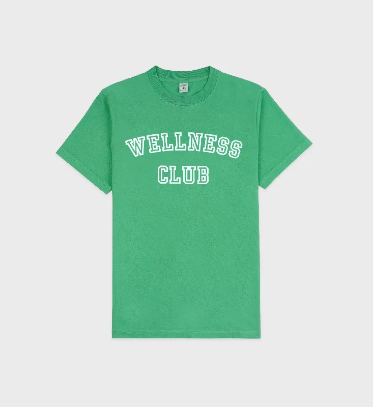 Green Blouses for Nature -Wellness Club T-Shirt - Verde/White