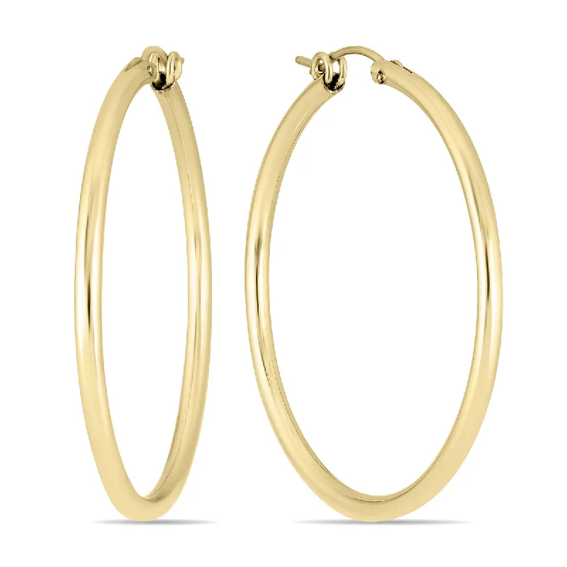 Drop Earrings for Festival Style -14K Yellow Gold Filled Hoop Earrings 41Mm