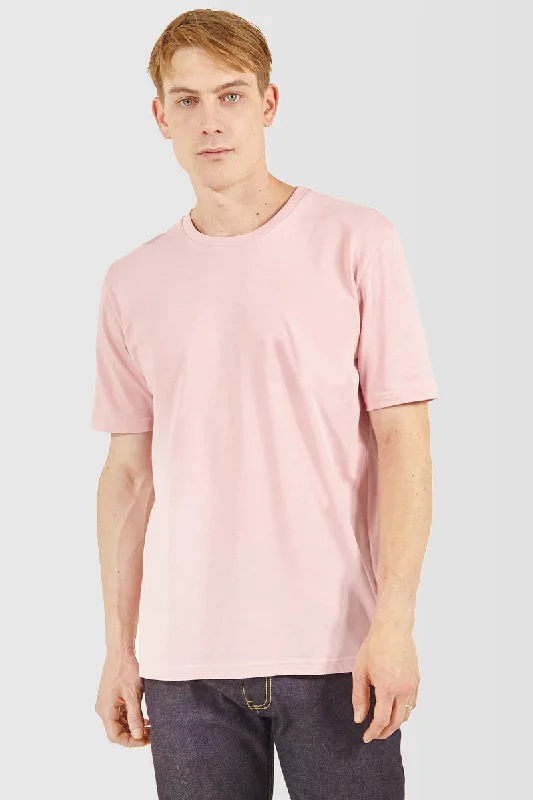 Button Up Shirts for Classic -Men's Short Sleeve T Shirt - Pink