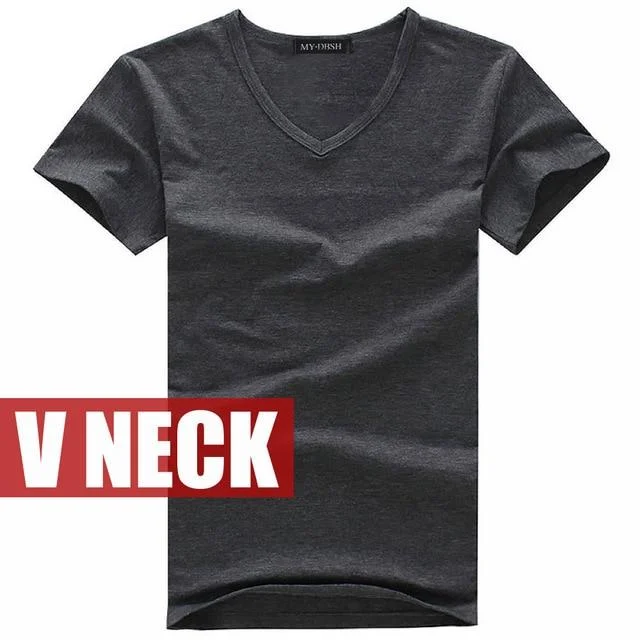 V Neck Dark Gray