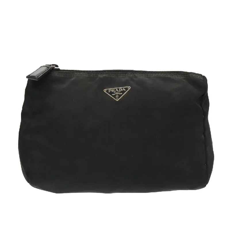 Handle bags with animal prints for flair -Prada Re-Nylon  Synthetic Clutch Bag (Pre-Owned)