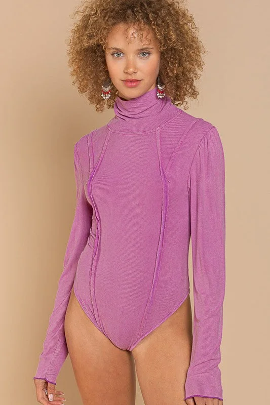 Sports tight top for women with moisture-wicking fabric and athletic design-Casual Trends Light Orchid Bodysuit