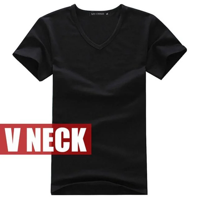 V Neck Black