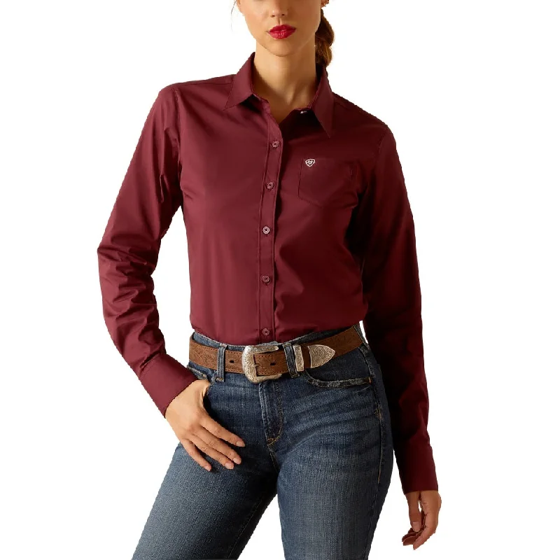 Party Blouses for Night Out -Ariat Womens Wrinkle Resist Kirby Shirt - 10048885