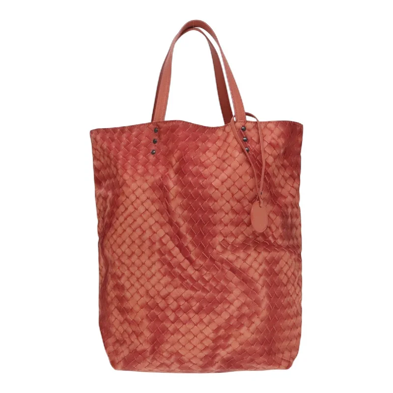 Handle bags with lightweight fabric for ease -Bottega Veneta Intrecciato  Canvas Tote Bag (Pre-Owned)