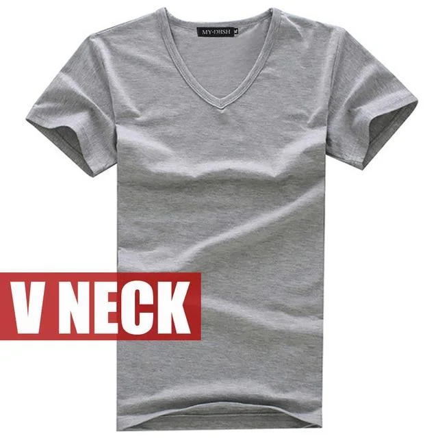 V Neck Pale Gray