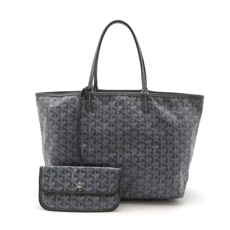 Handle bags with eco-friendly bamboo handles -Goyard St. Louis PM Tote Bag Gray Leather