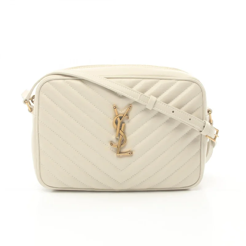 Cotton handle bags for lightweight casual wear -Yves Saint Laurent Leather LOU Shoulder Bag