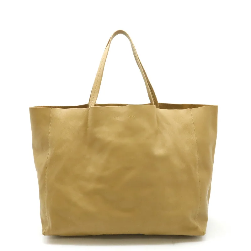 Handle bags with sleek leather for work -Celine Horizontal Cabas Tote Bag Calf Leather