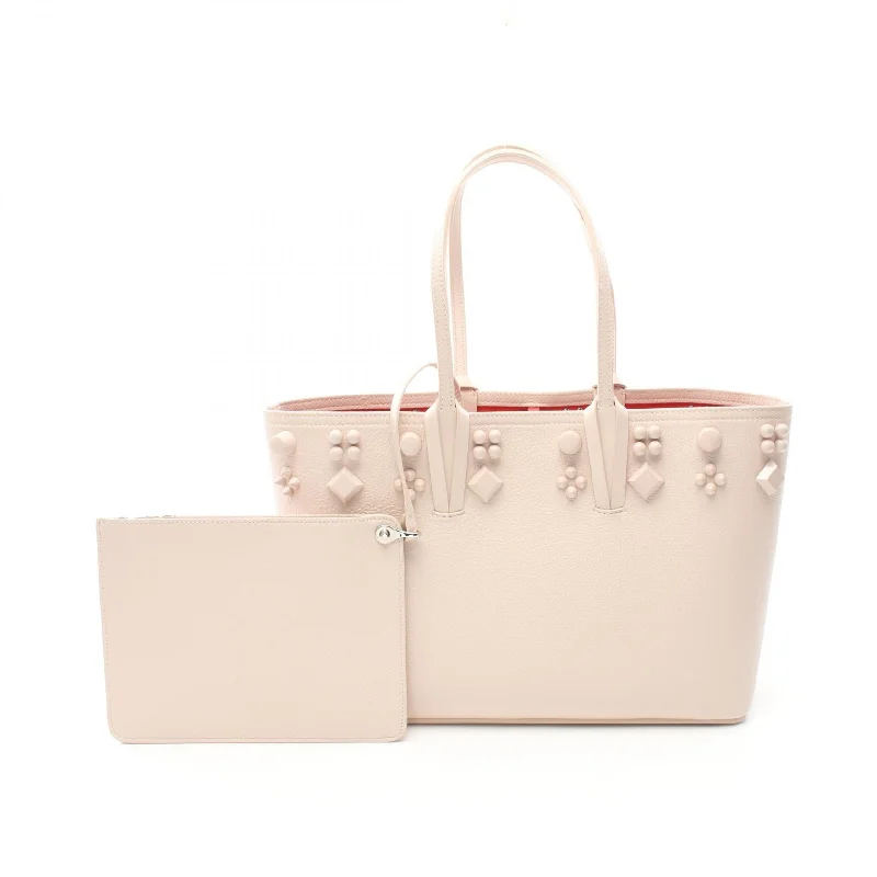 Reversible handle bags offering dual design styles -Christian Louboutin Cabata Leather Tote Bag