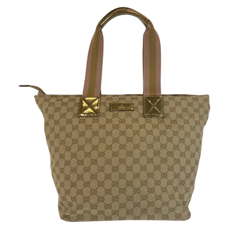 Handle bags with rustic leather for charm -Gucci GG Canvas Tote Bag