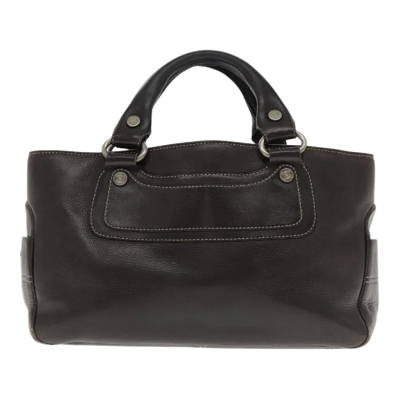 Handle bags with neutral tones for versatility -Céline Boogie  Leather Tote Bag (Pre-Owned)