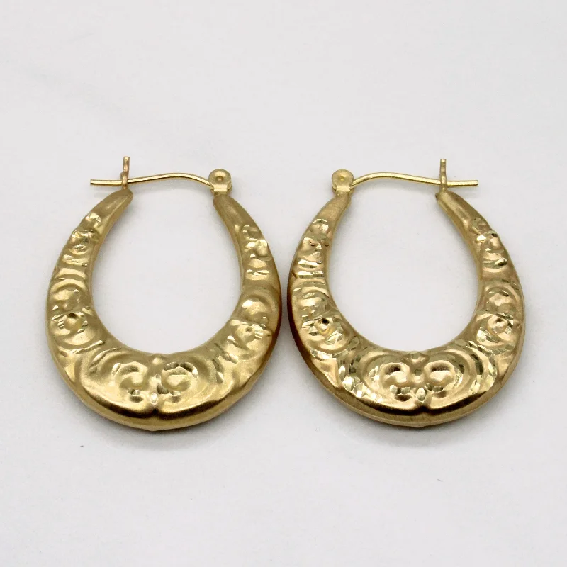 Best hoop earrings with cubic zirconia for a budget-friendly, dazzling look-14k Yellow Gold Hoop Earrings