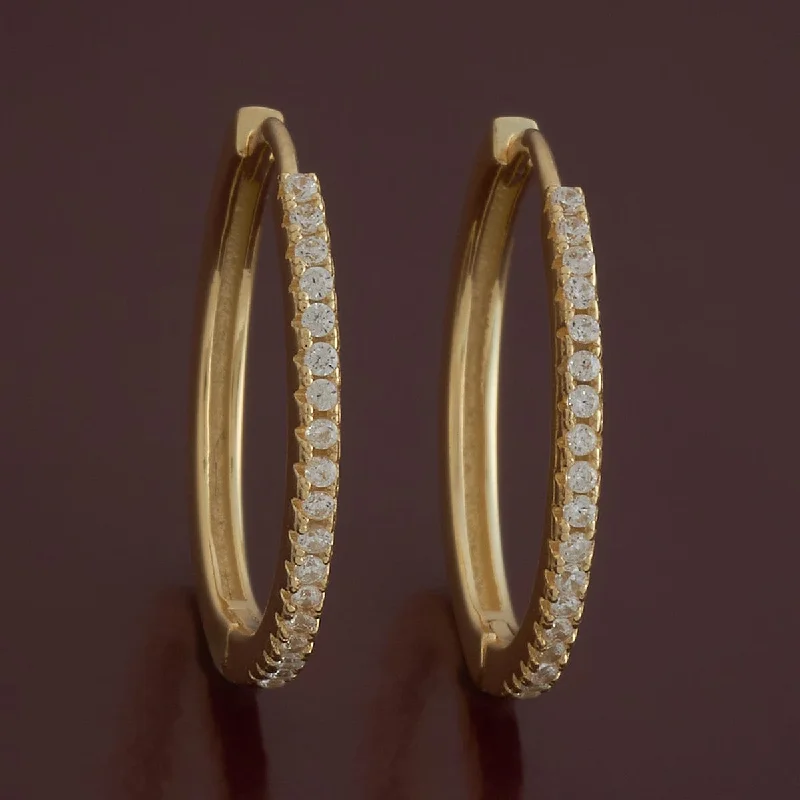 Best hoop earrings with vintage rhinestone embellishments for a retro-glam effect-92.5 Silver Earring 180921