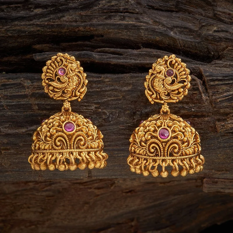 Best hoop earrings with rose gold for a romantic and warm aesthetic-Antique Earring 162702