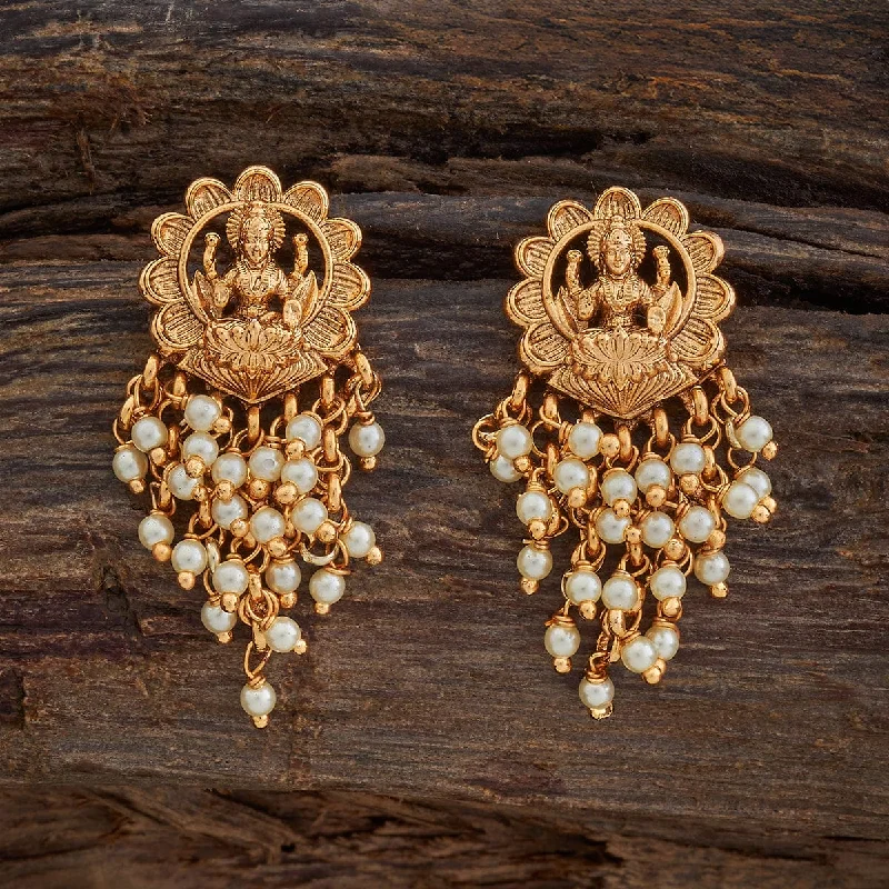 Hoop earrings with floral motifs for a feminine and nature-inspired look-Antique Earring 176238