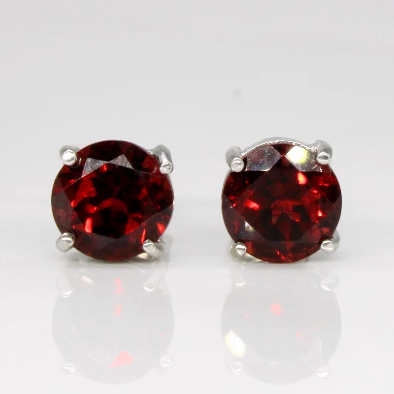 Hoop earrings with circle designs for a classic and timeless shape-Garnet Earrings | 0.70ctw |