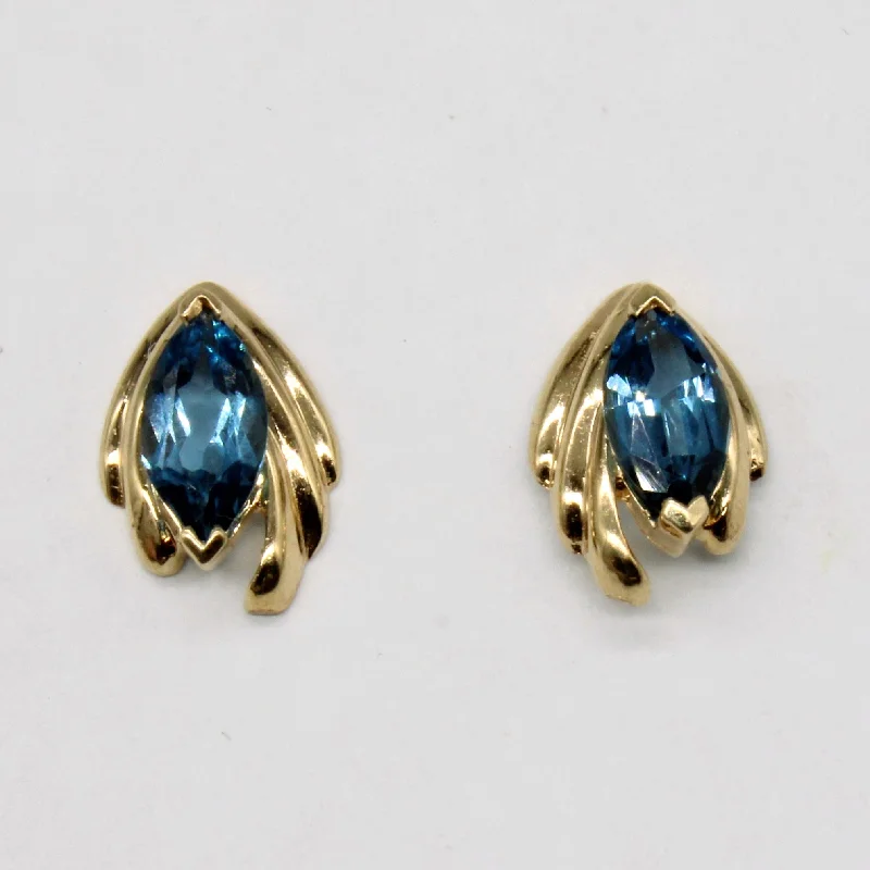 Best hoop earrings with oval shapes for a unique and elongated design-Topaz Earrings | 0.90ctw |