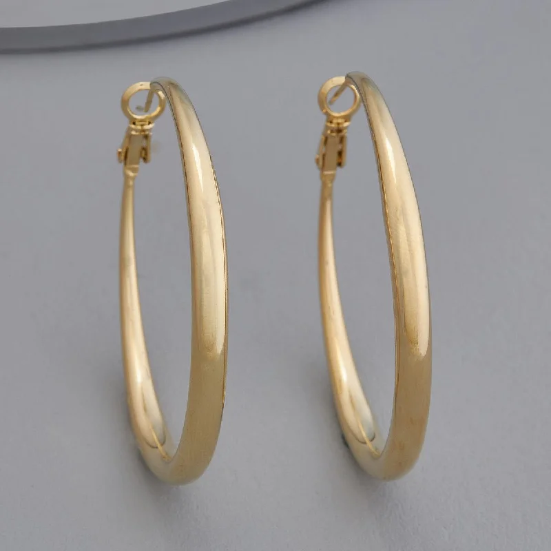 Best hoop earrings with floral designs for a feminine and delicate look-Trendy Earring 175169