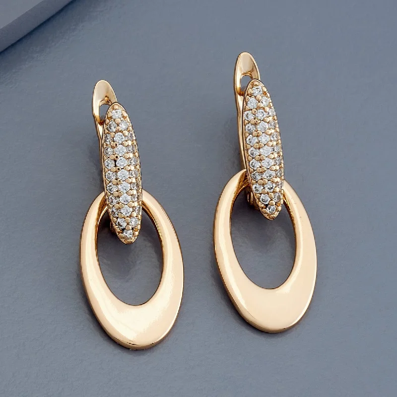 Hoop earrings with a matte finish for a sleek and sophisticated appearance-Trendy Earring 179521